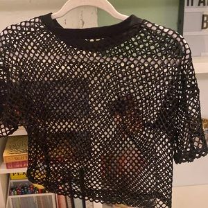 Dance Fishnet Top